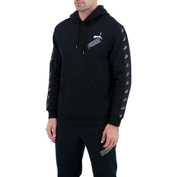PUMA Mens Amplified Fleece Hoodie - Picture 1 of 5